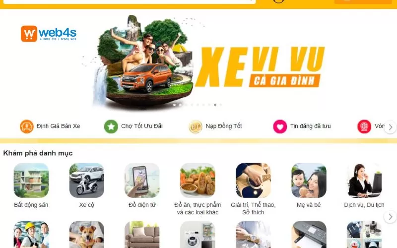 thiết kế website rao vặt